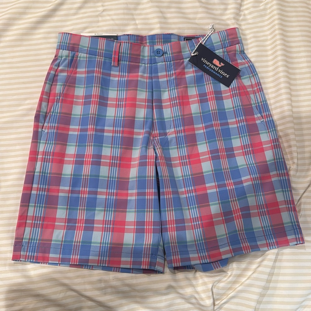 Vineyard Vines Performance Short- Plaid